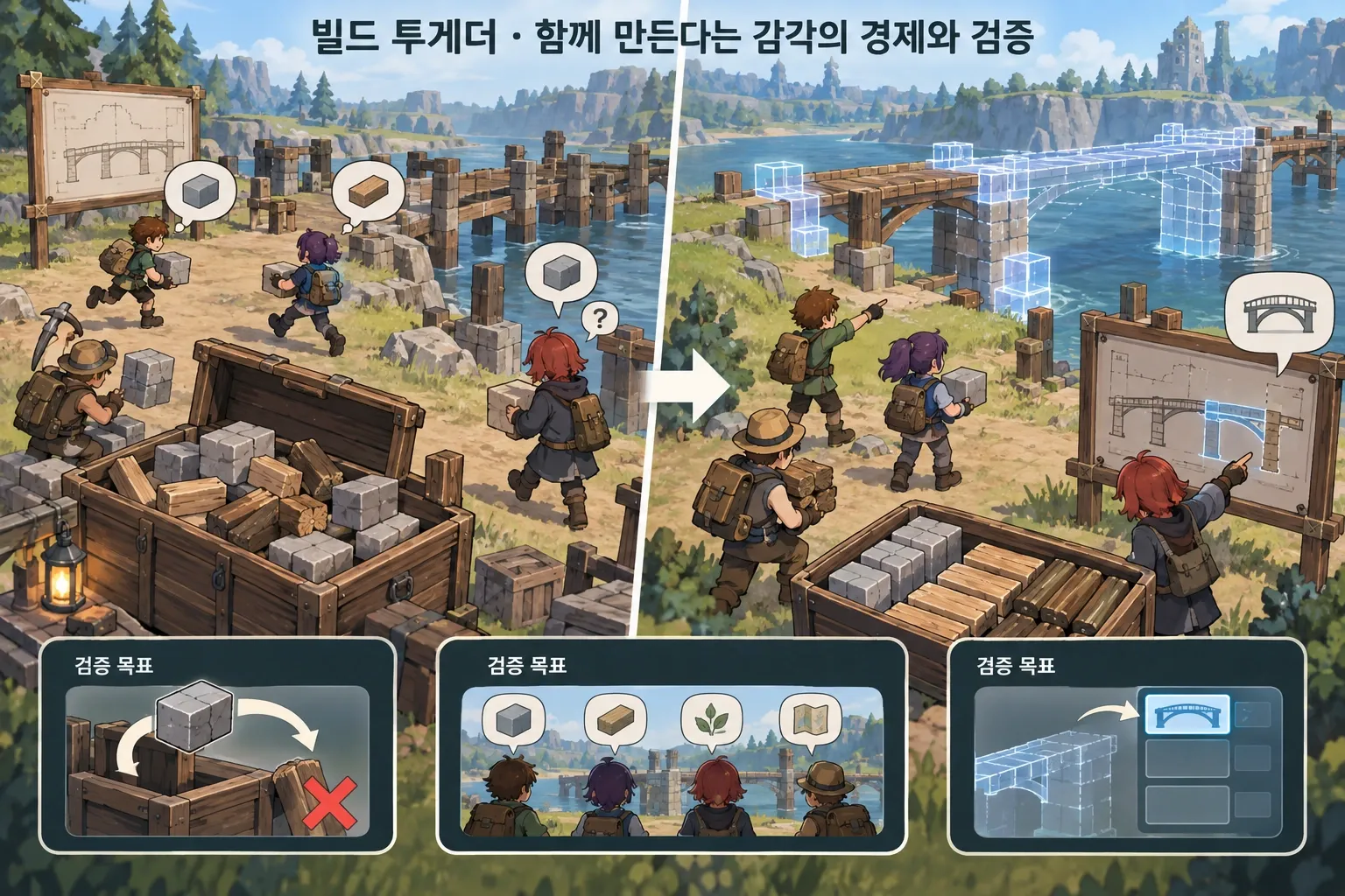 빌드 투게더 — 함께 만든다는 감각의 경제와 검증: 본문 규칙에 따른 전용 기획 도해