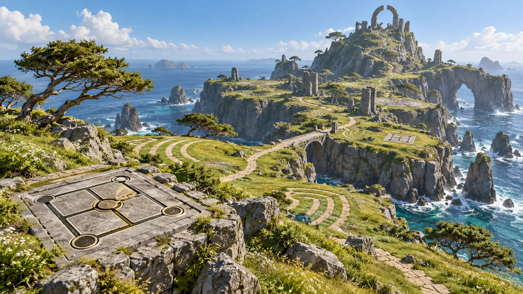 패스라인 — environment scene