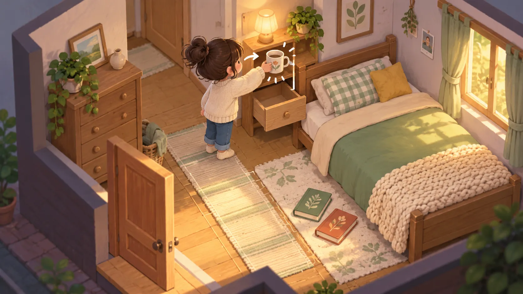 마지막 상자 — gameplay scene