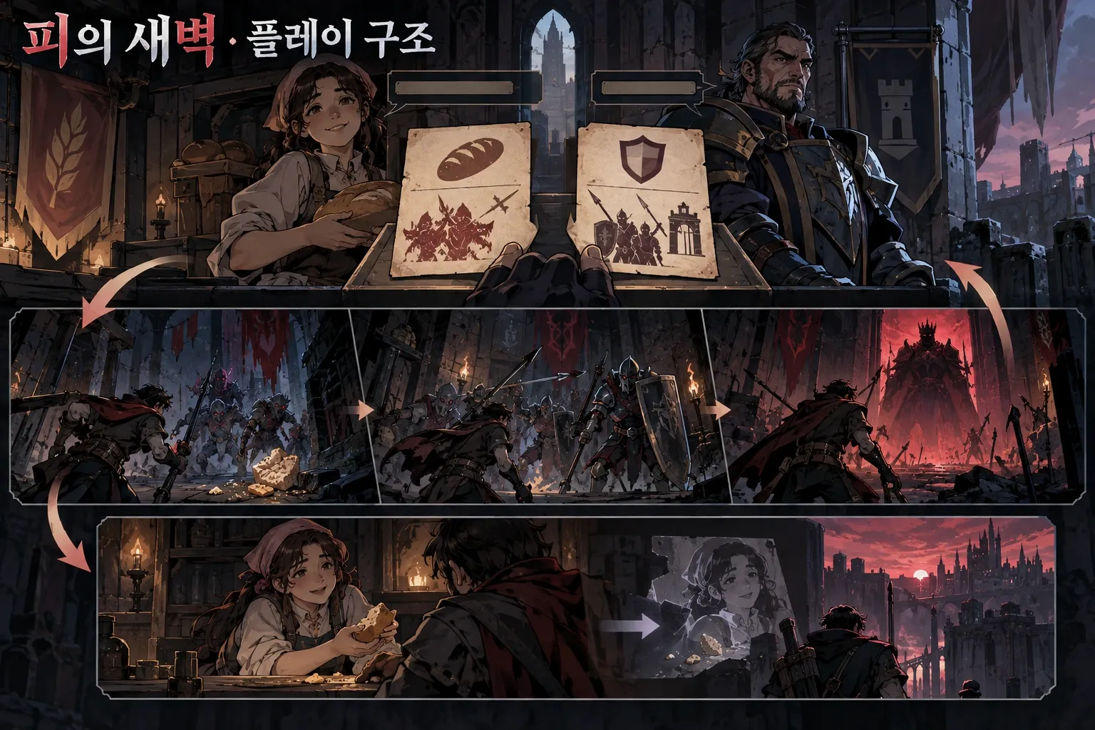 피의 새벽 — 게임 개요: 본문 규칙에 따른 전용 기획 도해