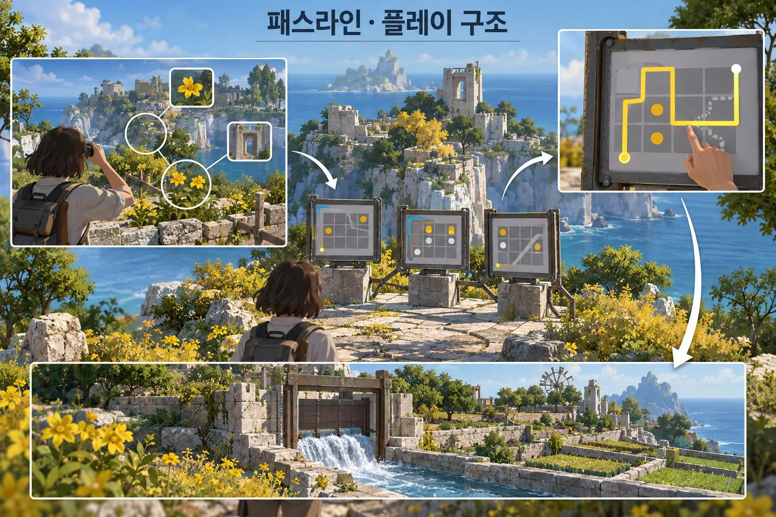 패스라인 — 게임 개요: 본문 규칙에 따른 전용 기획 도해